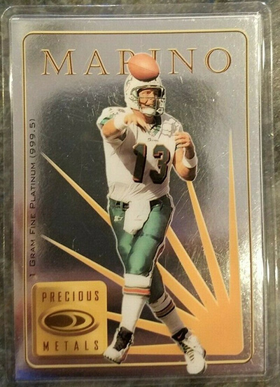 Dan Marino 1999 Donruss Preferred QBC Precious Metals #8 /25