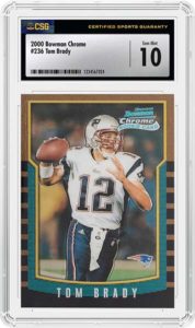 Tom Brady 2000 Bowman Chrome #236 | New CSG Label