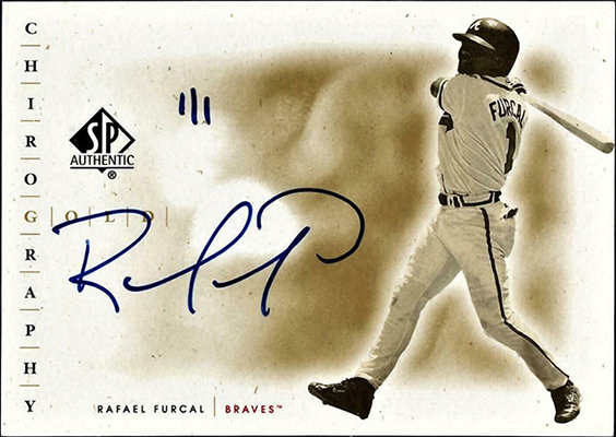 Rafael Furcal 2001 SP Authentic Chirography #G-RF Gold /1