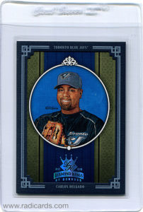 Carlos Delgado 2005 Diamond Kings #240 Framed Blue Platinum /1