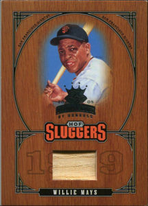 Willie Mays 2005 Diamond Kings HOF Sluggers #HS-10 Bat /50