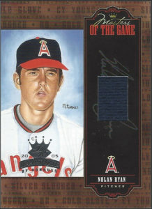 Nolan Ryan 2005 Diamond Kings Masters of the Game #MG-6 Jersey /50
