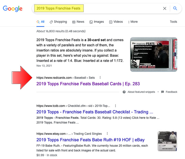 Google Front Page Rank: First Place