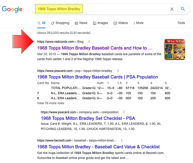 Google Front Page Rank: First Place