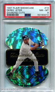 Derek Jeter 1997 Flair Showcase Diamond Cuts #13