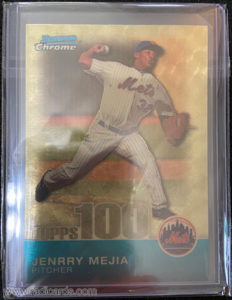 Jenrry Mejia 2010 Bowman Chrome Topps 100 Prospects #TPC46 Superfractor /1
