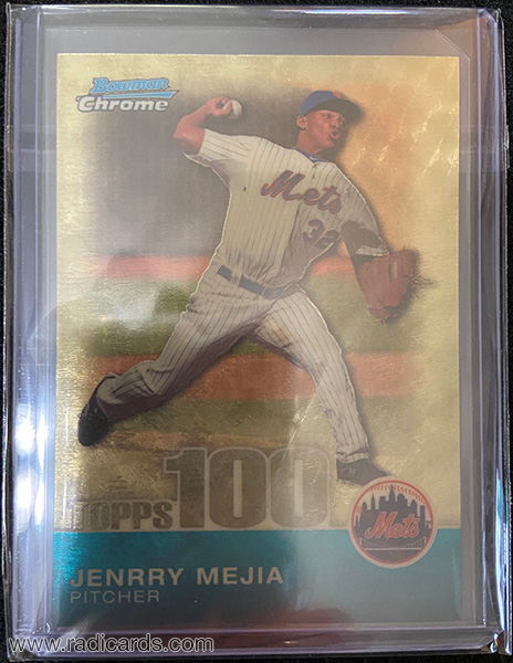 Jenrry Mejia 2010 Bowman Chrome Topps 100 Prospects #TPC46 Superfractor /1