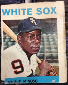 Minnie Minoso 1964 Topps #538 Miscut
