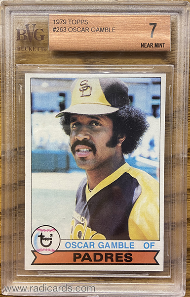 Oscar Gamble 1979 Topps #263 BVG 7