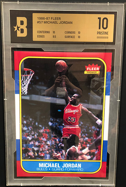 Michael Jordan 1986-87 Fleer #57