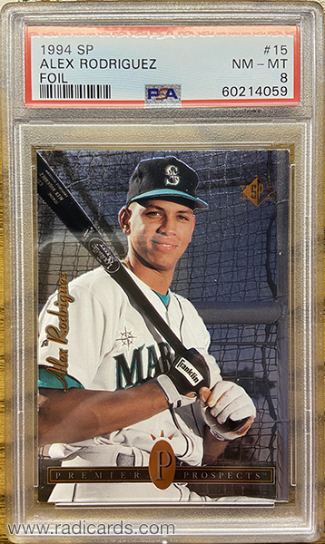 Alex Rodriguez 1994 SP #15 PSA 8