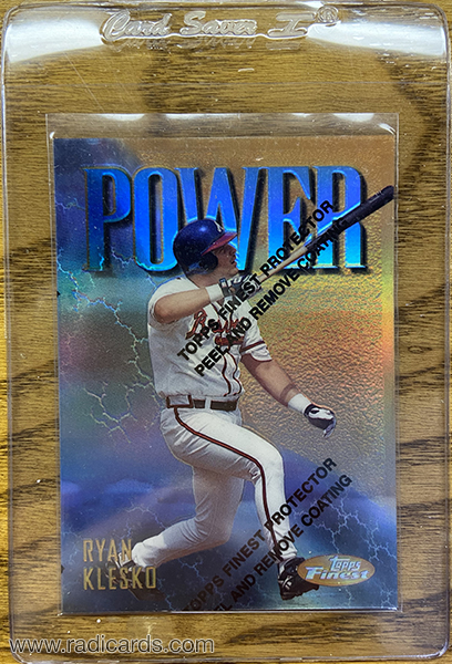 Ryan Klesko 1997 Finest #343 Refractor