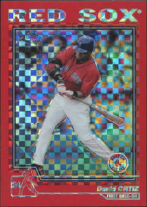 David Ortiz 2004 Topps Chrome #355 Red X-Fractor /61