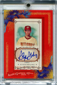 Stephen Strasburg 2010 Topps Allen and Ginter Autographs #AGA-SST