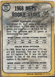 Nolan Ryan 1968 Topps #177