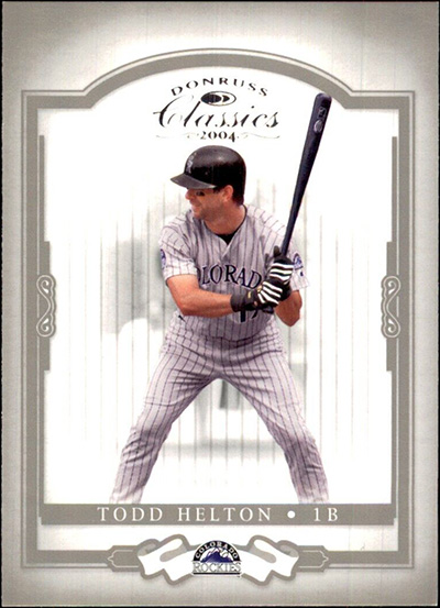 Todd Helton 2004 Donruss Classics #128