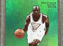 Michael Jordan 2021 Metal Universe Precious Metal Gems