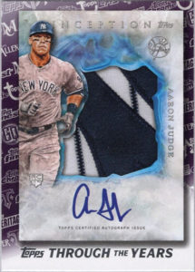 Aaron Judge 2021 Topps Through the Years #TTY-25