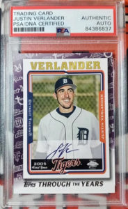 Justin Verlander 2021 Topps Through the Years #TTY-29