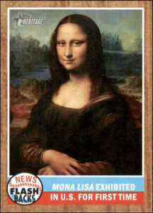 Mona Lisa 2011 Topps Heritage News Flashbacks #NF-3