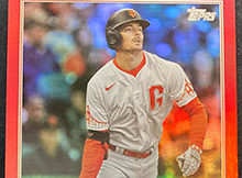 Mike Yastrzemski 2022 Topps #103 Features an Uncorrected Error Across All Parallels