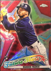 Wander Franco 2022 Topps Chrome Logofractor Future Stars #FS-1 Red /5