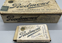 1909-11 T206 Piedmont Cigarettes Tin and Pack