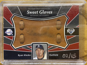 Ryan Klesko 2004 Sweet Spot Signatures #SS-RK Glove /15
