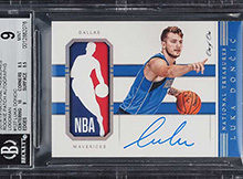 Luka Doncic 2018-19 National Treasures Logoman Tops $3 Million