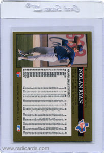 Nolan Ryan 1992 Leaf #41 Black Gold