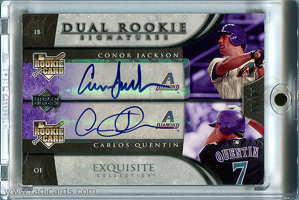 C.Jackson/C.Quentin 2006 Exquisite Collection #64 /55