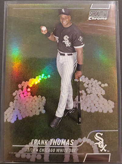 Frank Thomas 2022 Stadium Club Chrome Insert #48 Refractor