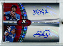 2011 Bowman Platinum Dual Autographs Baseball Cards