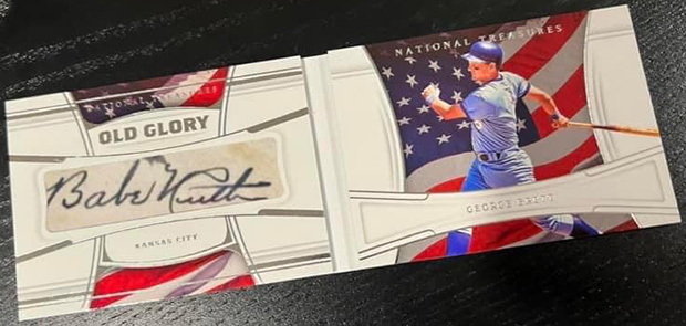 George Brett 2022 Panini National Treasures Old Glory Autographs #6