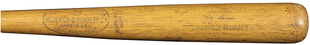 Yogi Berra Game Used Hillerick and Bradsby Bat