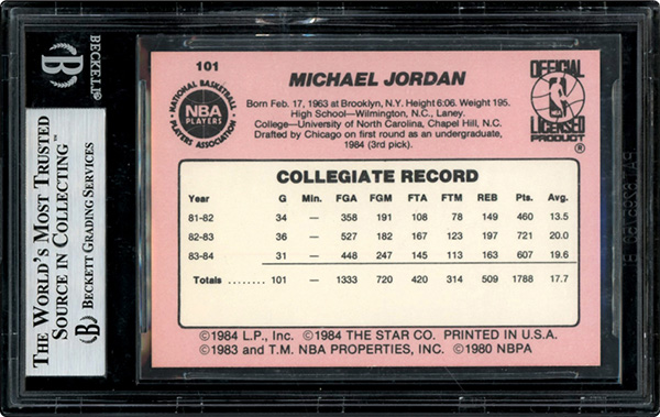 Michael Jordan 1984-85 Star #101