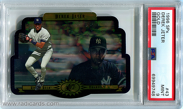 Derek Jeter 1996 SPx #43 Gold