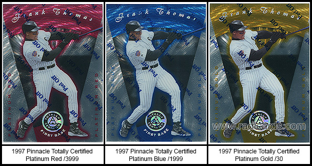 1997 Pinnacle Totally Certified Baseball Cards