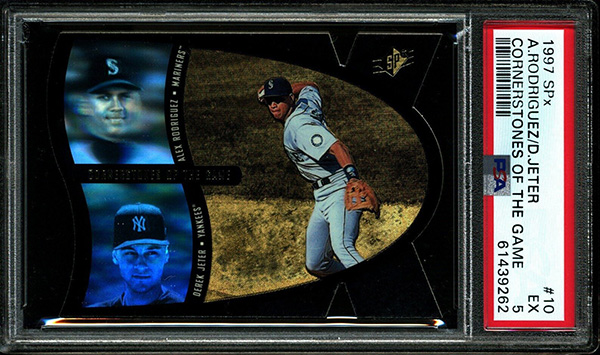 A.Rodriguez/D.Jeter 1997 SPx Cornerstones of the Game #10 /500