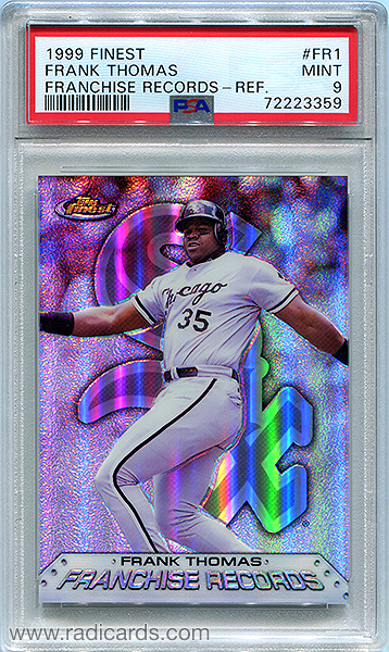 Frank Thomas 1999 Finest Franchise Records #FR1 Refractor