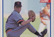 1989 Score Baseball Errors Checklist