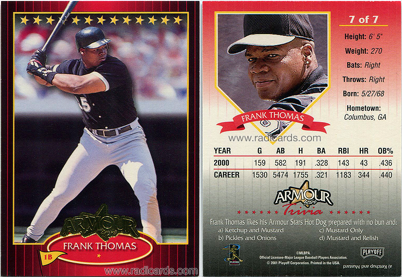 frank thomas height