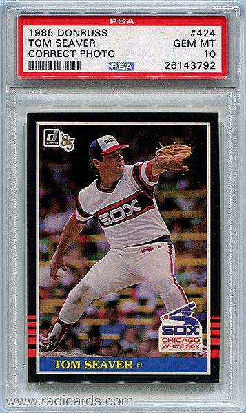 Tom Seaver 1985 Donruss #424B