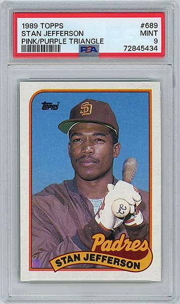 Stan Jefferson 1989 Topps #689A