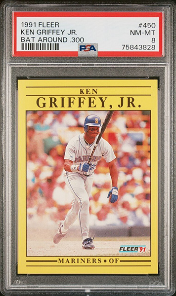 Ken Griffey Jr. 1991 Fleer #450A