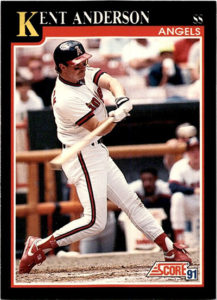 Kent Anderson 1991 Score #224B