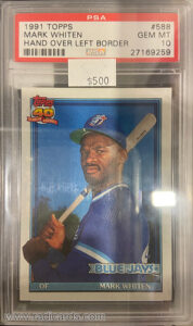 Mark Whiten 1991 Topps #588A