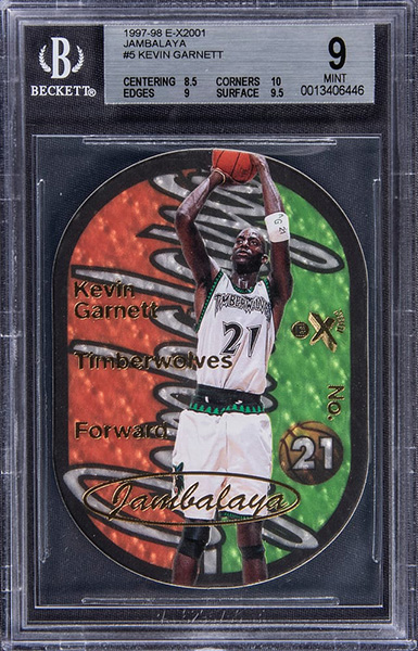 Kevin Garnett 1997-98 E-X2001 Jambalaya #JB5