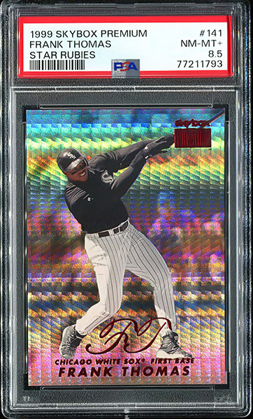 Frank Thomas 1999 Skybox Premium #141 Star Rubies /50