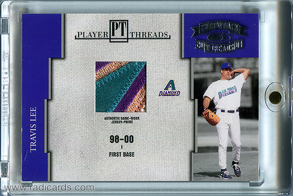 Travis Lee 2004 Throwback Threads Player Threads #PT-73 Prime /25